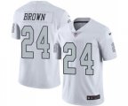 Oakland Raiders #24 Willie Brown Limited White Rush Vapor Untouchable Football Jersey