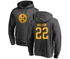 Pittsburgh Steelers #22 Steven Nelson Ash One Color Pullover Hoodie