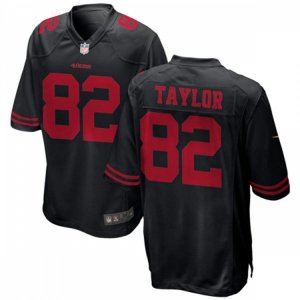 San Francisco 49ers Retired Player #82 John Taylor Nike Black Alternate Vapor Limited Player Jersey