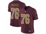 Washington Redskins #76 Morgan Moses Vapor Untouchable Limited Burgundy Red Gold Number Alternate 80TH Anniversary NFL Jersey