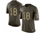 Los Angeles Rams #18 Cooper Kupp Limited Green Salute to Service NFL Jersey
