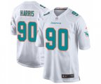 Miami Dolphins #90 Charles Harris Game White Football Jersey