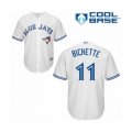 Toronto Blue Jays #11 Bo Bichette Authentic White Home Baseball Player Jersey