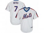 New York Mets #7 Jose Reyes Replica White Alternate Cool Base MLB Jersey