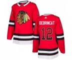 Chicago Blackhawks #12 Alex DeBrincat Authentic Red Drift Fashion NHL Jersey
