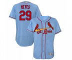 St. Louis Cardinals #29 lex Reyes Light Blue Alternate Flex Base Authentic Collection Baseball Jersey