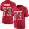 Tampa Bay Buccaneers #73 J. R. Sweezy Limited Red Rush Vapor Untouchable NFL Jersey