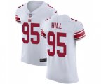 New York Giants #95 B.J. Hill White Vapor Untouchable Elite Player Football Jersey