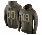 Dallas Cowboys #18 Randall Cobb Green Salute To Service Pullover Hoodie