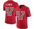 Tampa Bay Buccaneers #47 John Lynch Limited Red Rush Vapor Untouchable NFL Jersey