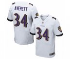 Baltimore Ravens #34 Anthony Averett Elite White Football Jersey