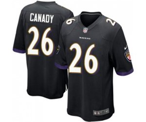 Baltimore Ravens #26 Maurice Canady Game Black Alternate Football Jersey