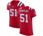 New England Patriots #51 Ja'Whaun Bentley Red Alternate Vapor Untouchable Elite Player Football Jersey