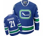 Vancouver Canucks #21 Antoine Roussel Authentic Royal Blue Third NHL Jersey