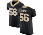 New Orleans Saints #56 DeMario Davis Black Team Color Vapor Untouchable Elite Player Football Jersey