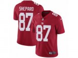 New York Giants #87 Sterling Shepard Vapor Untouchable Limited Red Alternate NFL Jersey