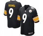 Pittsburgh Steelers #9 Chris Boswell Game Black Team Color Football Jersey