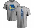 Golden State Warriors #0 D'Angelo Russell Ash Backer T-Shirt