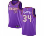 Phoenix Suns #34 Charles Barkley Swingman Purple NBA Jersey - 2018-19 City Edition