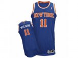 New York Knicks #11 Frank Ntilikina Authentic Royal Blue Road NBA Jersey