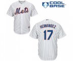 New York Mets #17 Keith Hernandez Replica White Home Cool Base Baseball Jersey