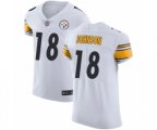 Pittsburgh Steelers #18 Diontae Johnson White Vapor Untouchable Elite Player Football Jersey