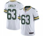 Green Bay Packers #63 Corey Linsley White Vapor Untouchable Limited Player Football Jersey