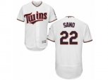 Minnesota Twins #22 Miguel Sano White Flexbase Authentic Collection MLB Jersey