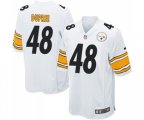 Pittsburgh Steelers #48 Bud Dupree Game White Football Jersey
