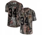 Tennessee Titans #34 Earl Campbell Limited Camo Rush Realtree Football Jersey