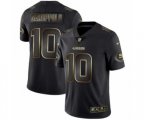 San Francisco 49ers #10 Jimmy Garoppolo Black 2019 Vapor Limited Golden Edition Jersey