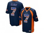 Denver Broncos #7 John Elway Navy Blue Alternate Stitched NFL Limited Strobe Jersey