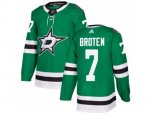 Dallas Stars #7 Neal Broten Green Home Authentic Stitched NHL Jersey