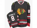 Chicago Blackhawks #8 Nick Schmaltz Premier Black Third NHL Jersey