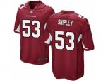 Arizona Cardinals #53 A.Q. Shipley Game Red Team Color NFL Jersey