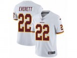 Washington Redskins #22 Deshazor Everett White Vapor Untouchable Limited Player NFL Jersey