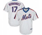 New York Mets #17 Keith Hernandez Replica White Alternate Cool Base Baseball Jersey