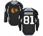 Chicago Blackhawks #81 Marian Hossa Authentic Black Practice NHL Jersey