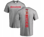 Tampa Bay Buccaneers #31 Jordan Whitehead Ash Backer T-Shirt