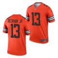Cleveland Browns #13 Odell Beckham Jr. Nike Orange 2021 Inverted Legend Jersey