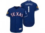 Texas Rangers #1 Elvis Andrus 2017 Spring Training Flex Base Authentic Collection Stitched Baseball Jersey