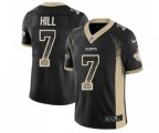 New Orleans Saints #7 Taysom Hill Limited Black Rush Drift Fashion Football Jersey