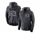 Dallas Cowboys #83 Terrance Williams Stitched Black Anthracite Salute to Service Player Performance Hoodie