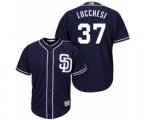 San Diego Padres Joey Lucchesi Replica Navy Blue Alternate 1 Cool Base Baseball Player Jersey