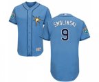 Tampa Bay Rays #9 Jake Smolinski Columbia Alternate Flex Base Authentic Collection Baseball Jersey