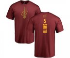 Cleveland Cavaliers #5 J.R. Smith Maroon Backer T-Shirt