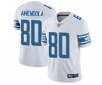 Detroit Lions #80 Danny Amendola White Vapor Untouchable Limited Player Football Jersey