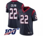 Houston Texans #22 Aaron Colvin Navy Blue Team Color Vapor Untouchable Limited Player 100th Season Football Jersey