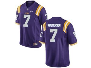 Men\'s LSU Tigers Patrick Peterson #7 College Football Limited Jersey - Purple