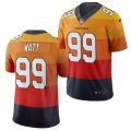 Arizona Cardinals #99 J.J. Watt Nike Sunset Orange City Edition Vapor Limited Jersey